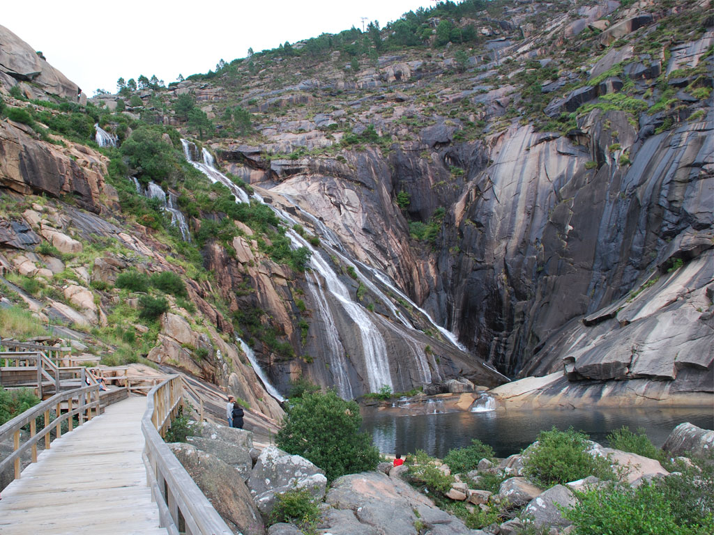 Mirador y cascada de Ézaro