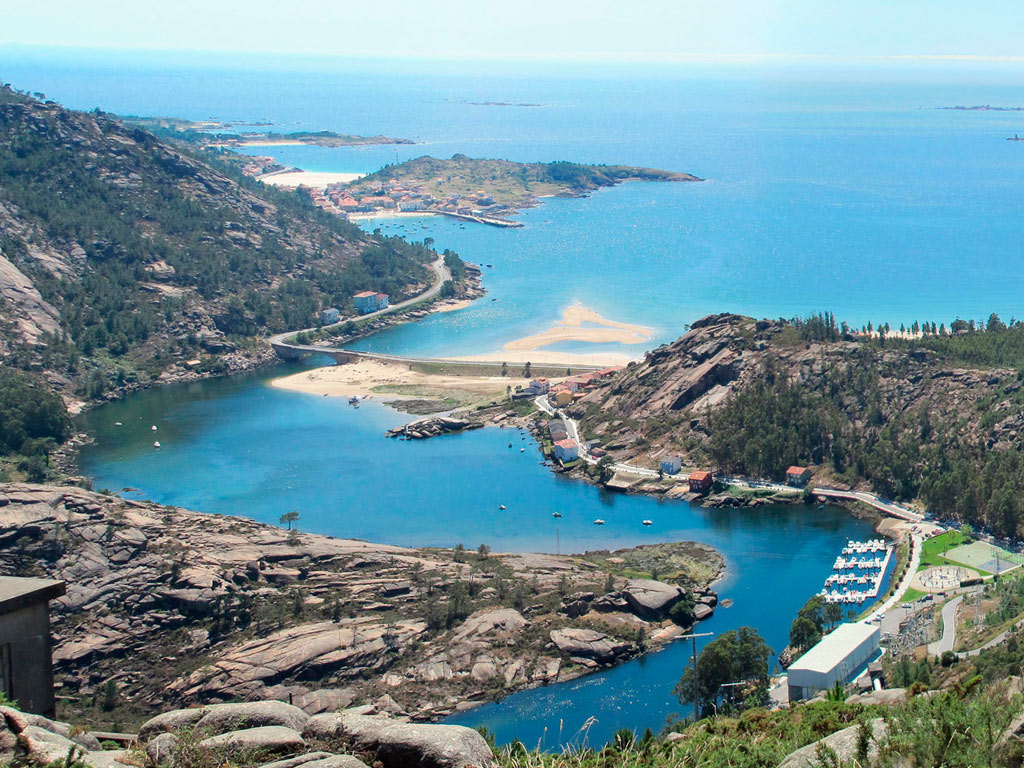 Mirador y cascada de Ézaro